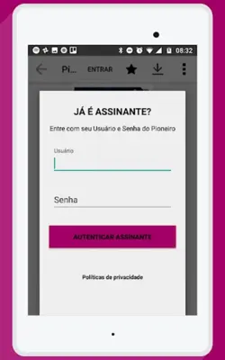 Pioneiro android App screenshot 7